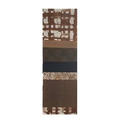 NUNO Runner/Scarf: "NUNO OriOri®" (Brown)