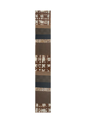 NUNO Runner/Scarf: "NUNO OriOri®" (Brown)