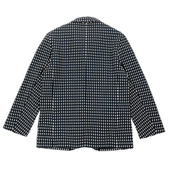 NUNO Unisex Blazer: "Clerestory" (Dark Navy/White)