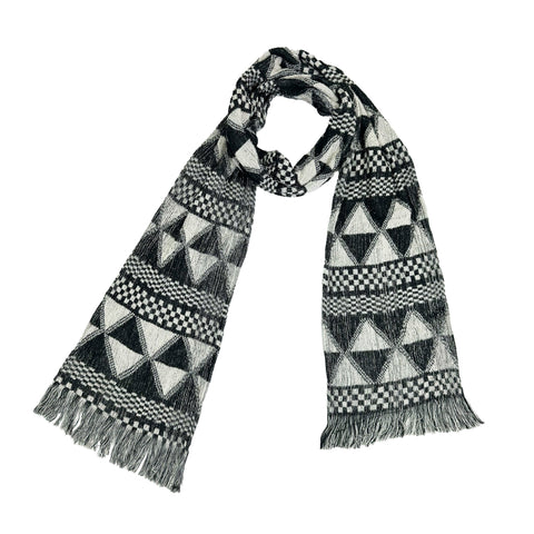 NUNO Limited Edition Scarf: "Eaves" (White/Black)