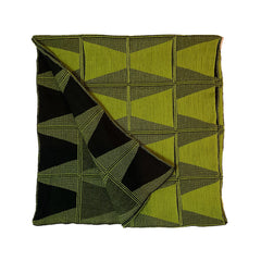 NUNO Scarf: "Traffic Cones" (Green/Black)