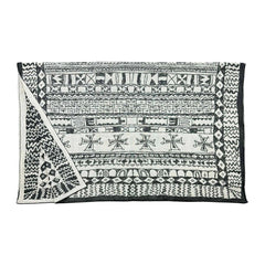 NUNO Limited Edition Scarf: "Turkish Flowerbed" (White/Black)