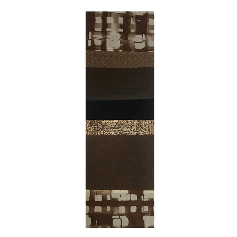 NUNO Runner/Scarf: "NUNO OriOri®" (Brown F4)