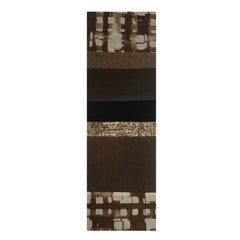 NUNO Runner/Scarf: "NUNO OriOri®" (Brown F4)